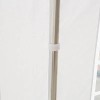 Outsunny cort gradina cu pereti si ferestre 9.75x4.85m, alb(m-8)