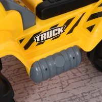 HOMCOM Jucarie Excavator – Calarit cu Cos, Varsta 3–8 Ani(m-9)