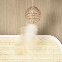 PawHut cusca pentru pisici, 60x37x65cm, gri(m-13)