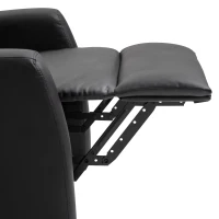 HOMCOM Fotoliu Ridicare Electric 145° – Rabatabil pentru Varstnici, Negru(m-11)