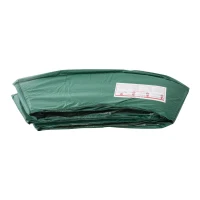 Homcom Copertura di protezione per trampolino elastico, Verde, Ø305cm(m-6)