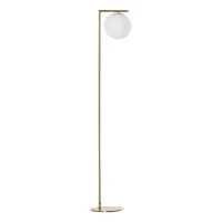 HOMCOM Lampa de podea moderna cu Bec Sferic Bec E27 Max.40W(m-4)