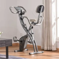 HOMCOM bicicleta pliabila 2 in 1, 8 nivele, gri(m-2)