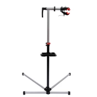 HOMCOM Suport reparare bicicletă cu Piedestal și Tăviță din Oțel, 84x75x100-160cm(m-4)