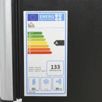 HOMCOM Mini Frigider 50L temperatura 5-20°C 30Db A fara freon pentru casa birou(m-8)