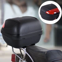 HOMCOM Cutie Universala Posterioara pentru Motocicleta Motoreta Scuter in PP 41 X 40 X 30 cm Negru(m-10)