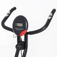 Bicicleta de exercitii pliabila HOMCOM cu afisaj si 8 nivele de rezistenta(m-7)