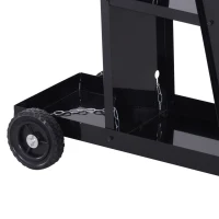 Durhand Carucior de Atelier 3 Rafturi cu Roti – Negru(m-11)