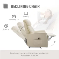 Homcom Fotoliu Relax cu Functie de Ridicare si Telecomanda(m-6)