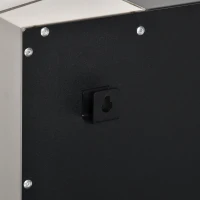 HOMCOM Semineu Bioetanol pentru Perete Rezervor de 0,7L Acoperire 20m² 72x11x72cm(m-9)