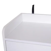 HOMCOM mobilier multifunctional, 80 x 29.5x96cm alb(m-10)