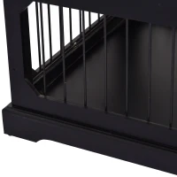 PawHut Cusca Eleganta Marimea Small-Medium pentru Caini din MDF si Plasa metalica 55 x 90 x 60 cm(m-13)