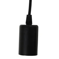 HOMCOM candelabru suspendat, 6 lumini, Ф340x160cm, negru(m-10)