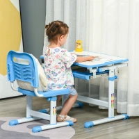 Set Birou scolar cu Scaun – inaltime Reglabila & Sertar(m-2)