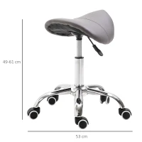 Homcom Scaun Cu sa Reglabil – Profesional, Pentru Coafeze & Tatuatori(m-3)