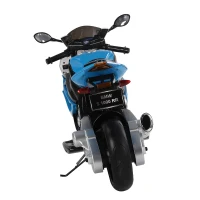 HOMCOM Motoreta Electrica pentru Copii BMW RR 12V, Negru si Albastru(m-10)