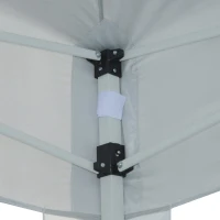 Outsunny Gazebo Pliabil tip Acordeon, Alb, 4.5x3m(m-5)