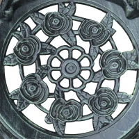 Outsunny Set Elegant de Grădină 2 Persoane, 2 Scaune si Masă Rotundă în Stil Neo-Retro, verde(m-7)