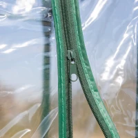 Outsunny Mini Sera pentru Gradina si Terasa cu 5 Rafturi, Otel si PVC(m-9)