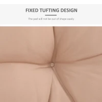 OutSunny, set 3 perne captusite pentru canapea, bej(m-5)