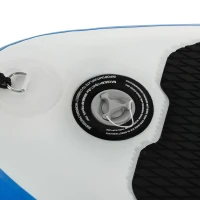 HOMCOM Placa SUP gonflabila cu Accesorii incluse Stand Up Paddle Albastru si Alb(m-10)