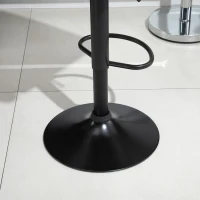 HOMCOM set 2 scaune inalte de bar, 41.5x51x94-115cm, kaki(m-9)