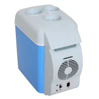 Homcom Frigider Termoelectric 7.5L 48W Albastru(m-1)