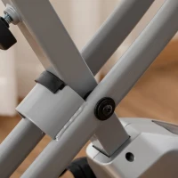 HOMCOM Bicicleta Pliabila cu Rezistenta Magnetica pe 8 nivele, Monitor LCD si Ritm Cardiac(m-8)