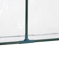 Outsunny Seră pentru Grădină tip Tunel din PVC Cadru din oțel Trasparentă, 200x100x80cm(m-11)