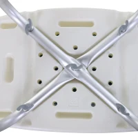 HOMCOM scaun dus, aluminiu, antiderapant, inaltime reglabila(m-9)