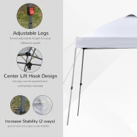 Outsunny Foisor pliabil 3x3m de Gradina, fabricat in Metal si Tesut Oxford(m-6)