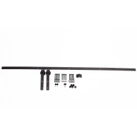 HomCom Binario per Porta Scorrevole Portata 100kg con Kit Accessori(m-1)