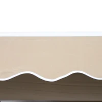 Outsunny Perdea Soare Rulanta de Perete in Poliester, Beige,  395x250cm(m-10)