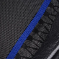 Homcom Trambulina cu Plasa de siguranta, Negru si Albastru, Φ 155 x 122.5 cm(m-7)