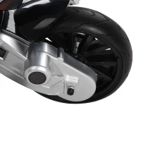 HOMCOM Motoreta Electrica BMW RR pentru Copii 12V, Negru si Alb(m-11)