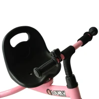 HomCom Tricicleta in Metal cu Clacson si Aripa, Roz(m-8)