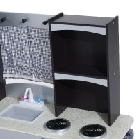 Homcom Bucatarie Jucarie Realistica cu Frigider Cuptor cu Microunde Aragaz si Chiuveta(m-9)