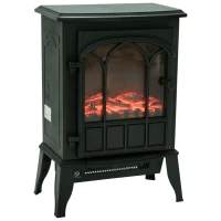 HOMCOM Soba Electrica de Sol Putere 2000W, 41.5x28x54cm(m-1)