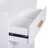 HOMCOM mobilier multifunctional, 80 x 29.5x96cm alb(m-7)