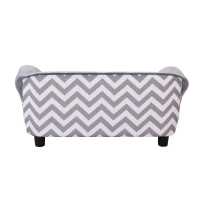 PawHut canapea pentru caini, 73.5x41x33 cm, gri(m-9)