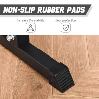 HOMCOM Aparat de antrenament multifunctional Statie de fitness din otel 155x118x220cm Negru(m-5)