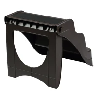 PawHut Scarisoara pentru Caini Pliabila 3 Trepte pentru Animale De Companie, Maro, 49x39x39cm(m-6)