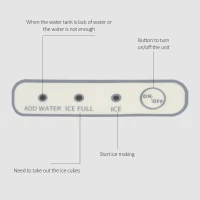 HOMCOM Masina pentru Gheata pentru Casa Producator de Ghiata 12kg/24h Neagra(m-7)