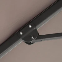 Outsunny Umbrela Soare Descentrata Unghi Inclinabil Rotatie la 360 de Gradina Φ294x248cm(m-9)