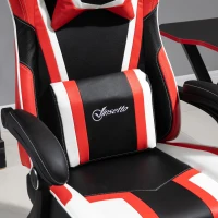 Vinsetto Fotoliu de Gaming, Rabatabil, Inaltime Ajustabila(m-9)