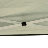 Outsunny Foisor Schelet in Otel Pliabil Invelis in Tesatura Oxford Verde 3x3m(m-8)
