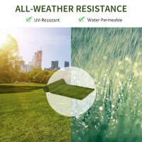 Outsunny Gazon Sintetic 4x1m Iarba 30mm Gazon Fals Anti-UV si Netoxic(m-5)