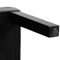 Homco Banca Captusita pentru Intern din Lemn cu Invelis din Lin Gri si Picioruse Antiderapante(m-8)