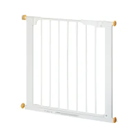 PawHut gard protectie, pentru animale, reglabil, fier alb(m-5)