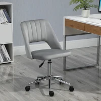 Vinsetto Scaun pentru Serviciu Ergonomic pentru Birou cu Inaltime Reglabila Gri(m-2)